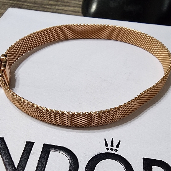 Pandora Reflexions Mesh Bracelet size 7.5 IN - Picture 3 of 7